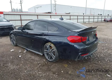 2018 BMW 440I Gran Coupe from USA, damaged, VIN WBA4J5C52JBF06843